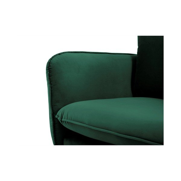 Zelená sametová pohovka Cosmopolitan Design Vienna, 230 cm-image-4