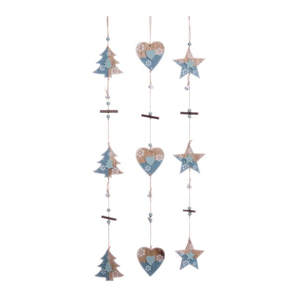 Sada 3 závěsných vánočních dekorací Ixia Pendant