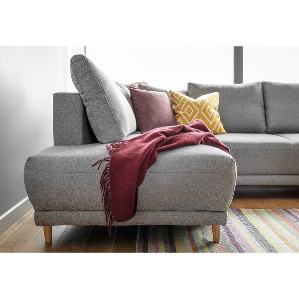 Světle šedá rozkládací rohová pohovka Miuform Lovely Annie, levý roh-image-4