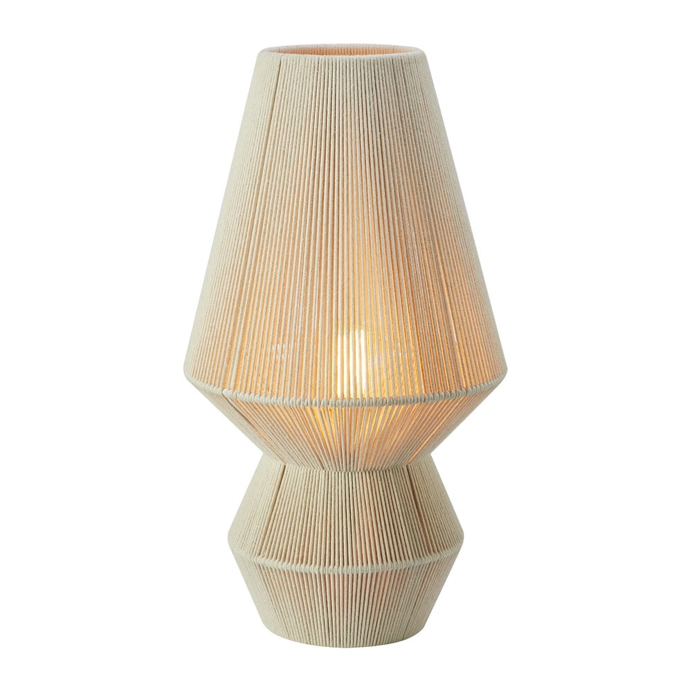 Stolní lampa v přírodní barvě s textilním stínidlem (výška 54 cm) Razzo – Markslöjd