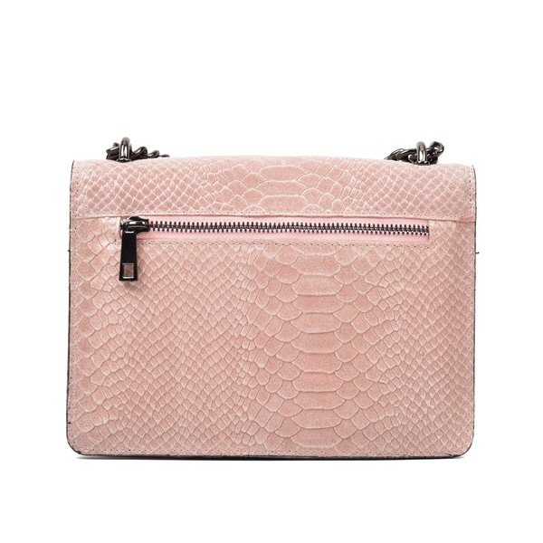 Růžové kožené psaníčko Renata Corsi Fiona-image-1