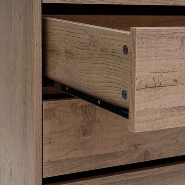 Otevřená modulární skříň v dekoru dubu v přírodní barvě 60x180x45 cm Modular – Casa Selección-image-2