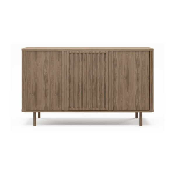 Komoda v dekoru dubu v přírodní barvě 138x80x40 cm Salma – Marckeric