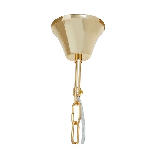 Kovové závěsné svítidlo ve zlaté barvě Glamour – Premier Housewares-image-3
