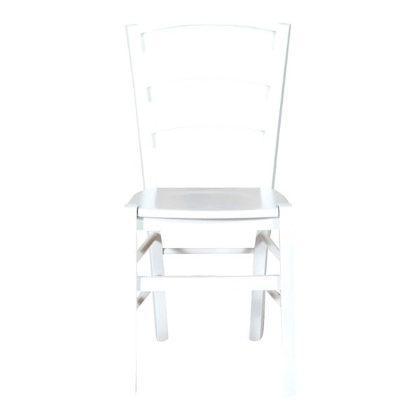 Bílá židle z bukového dřeva Biscottini Alpha-image-1