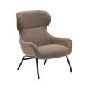 Hnědé křeslo Belina – Kave Home