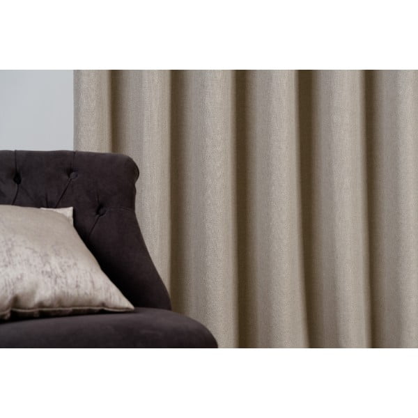 Béžový závěs 140x260 cm Avalon – Mendola Fabrics-image-3