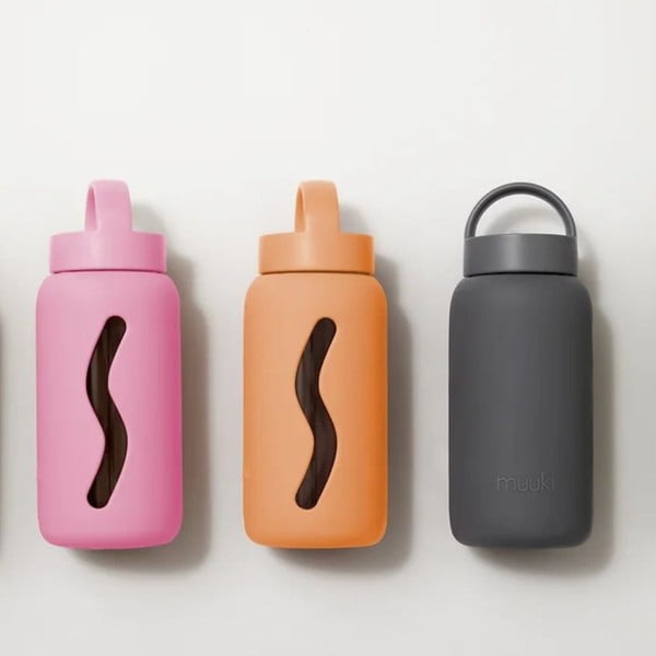 Oranžová cestovní lahev 500 ml Tropical Papaya – Muuki-image-1