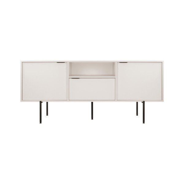 Šedobéžový TV stolek 180x79x50 cm Bau – noo.ma-image-2