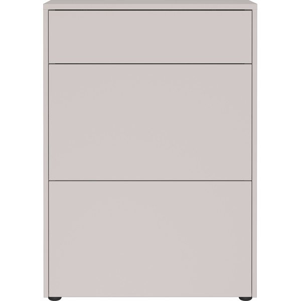 Krémová matná skříňka 70x99x34 cm Binetto – Germania-image-3