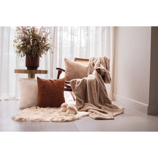 Hnědá deka z umělé kožešiny 150x200 cm Ruby – Tiseco Home Studio-image-4