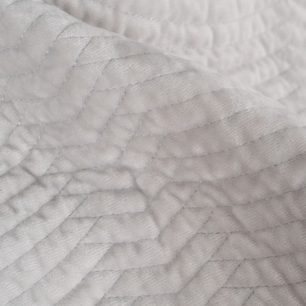 Krémový sametový prošívaný přehoz 180x260 cm – Ixia-image-2