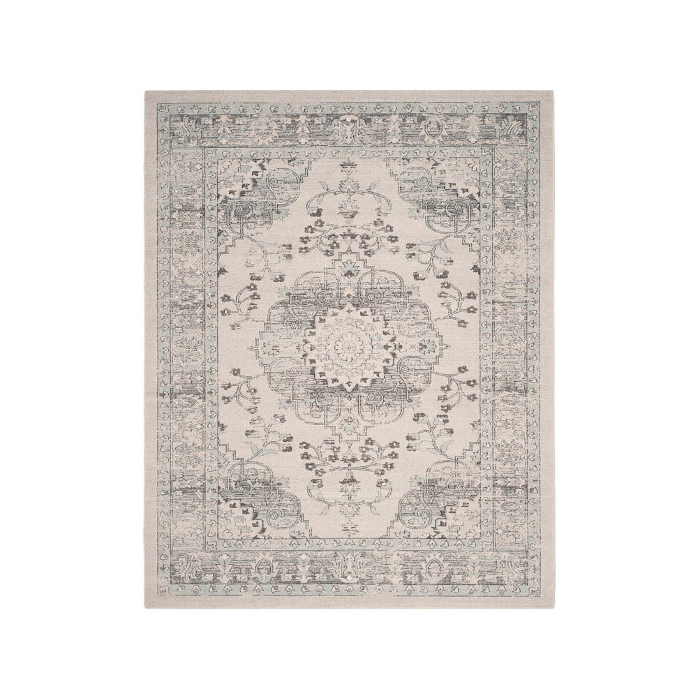 Modrobéžový koberec Safavieh Flora, 228 x 154 cm