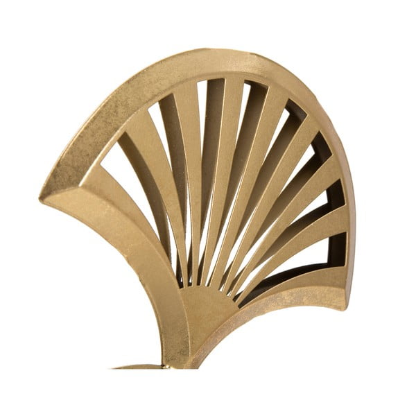 Kovová soška ve zlatém dekoru Mauro Ferretti Triple Leaf-image-4