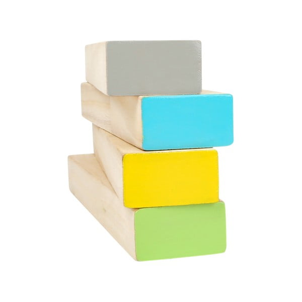 Dětská dřevěná věž z kostek Legler Tower, 60 ks-image-3