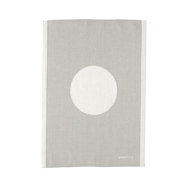 Utěrka s příměsí lnu 46x66 cm Vera Warm Grey – Pappelina
