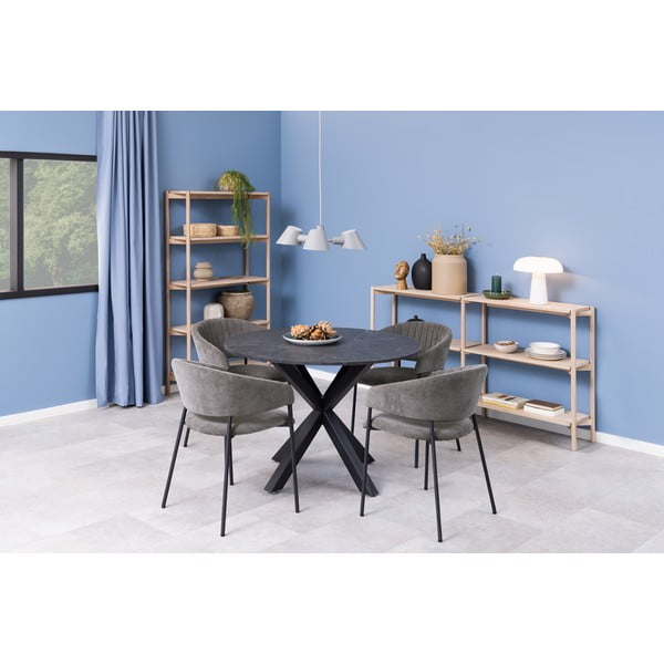 Knihovna v dekoru dubu v přírodní barvě 169x88x30 cm Braidwood – Actona-image-4