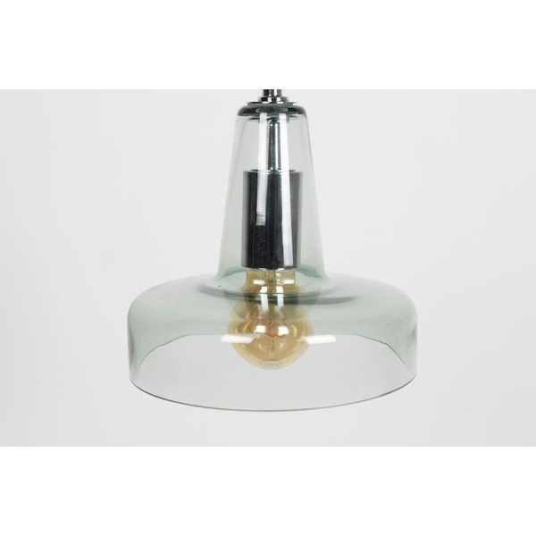 Zelené závěsné svítidlo se skleněným stínítkem ø 20 cm Anshin - White Label-image-2