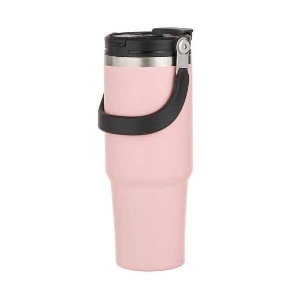 Světle růžová cestovní nerezová lahev 1 l Eco – Ladelle