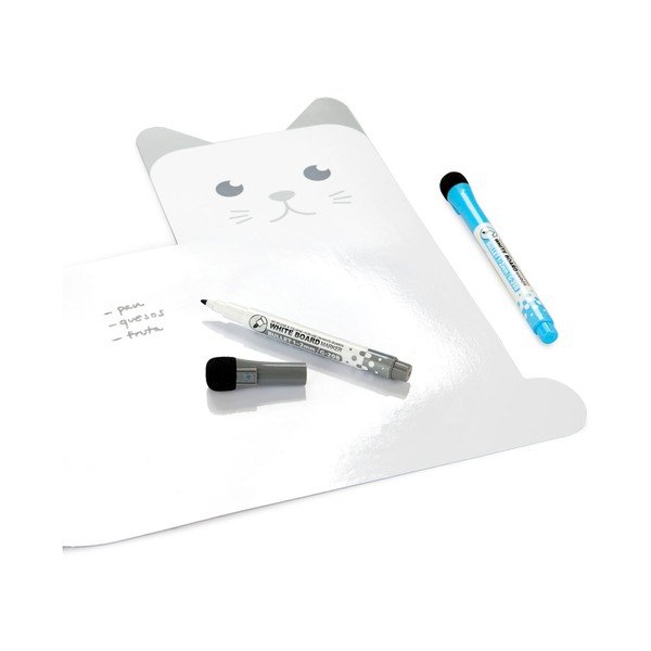 Bílá magnetická tabule Balvi Meow!-image-2