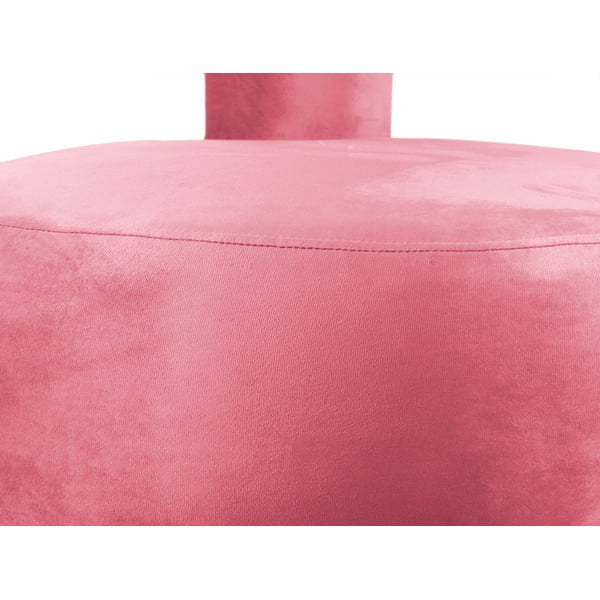 Růžové sametové křeslo Abrazo – Leitmotiv-image-1