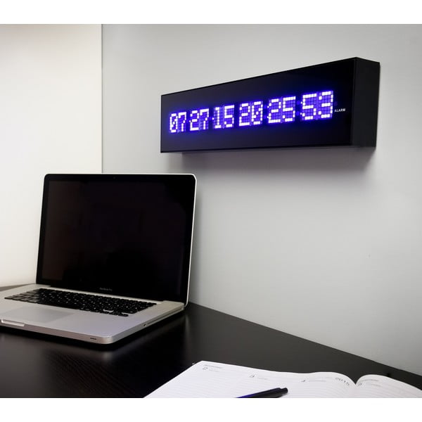 Nástěnné LED hodiny s datem Calendar Wall Clock-image-1