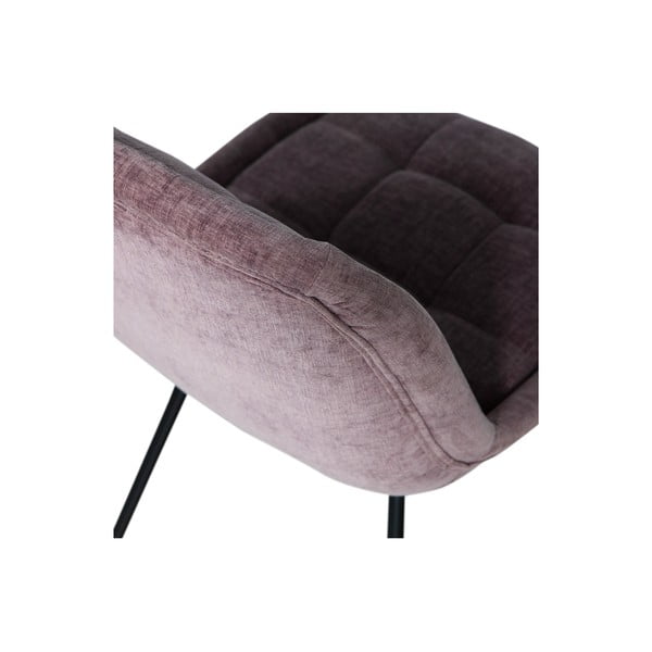 Sametové jídelní židle v levandulové barvě v sadě 2 ks Crate – BePureHome-image-4