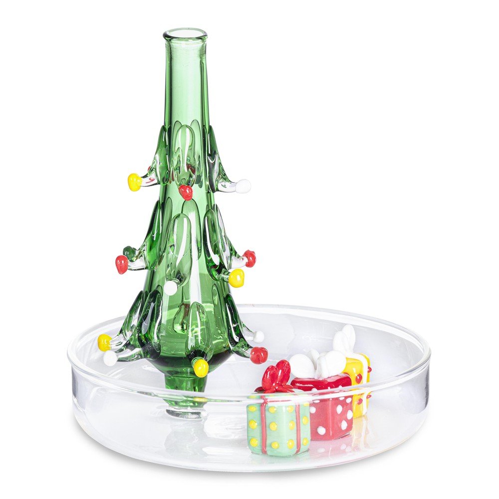 Skleněný svícen Borwick Pine – Bizzotto