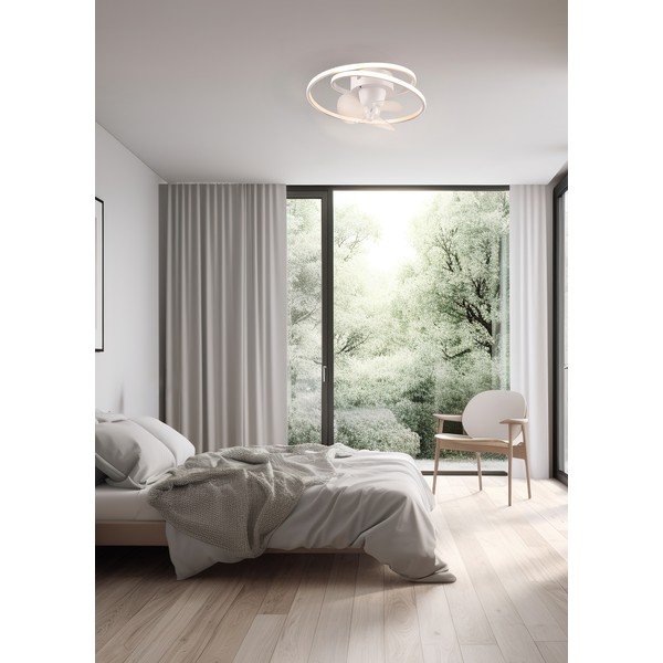 Matně bílé LED stropní svítidlo Umea – Reality-image-1