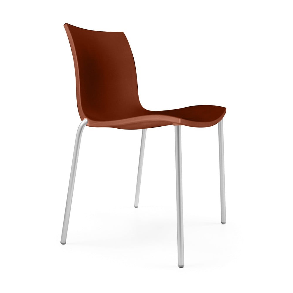 Červeno-hnědá židle Mobles 114 Gimlet