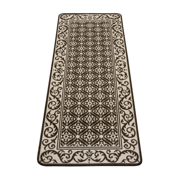 Hnědý kuchyňský běhoun Hanse Home Weave Romb, 70 x 180 cm-image-2