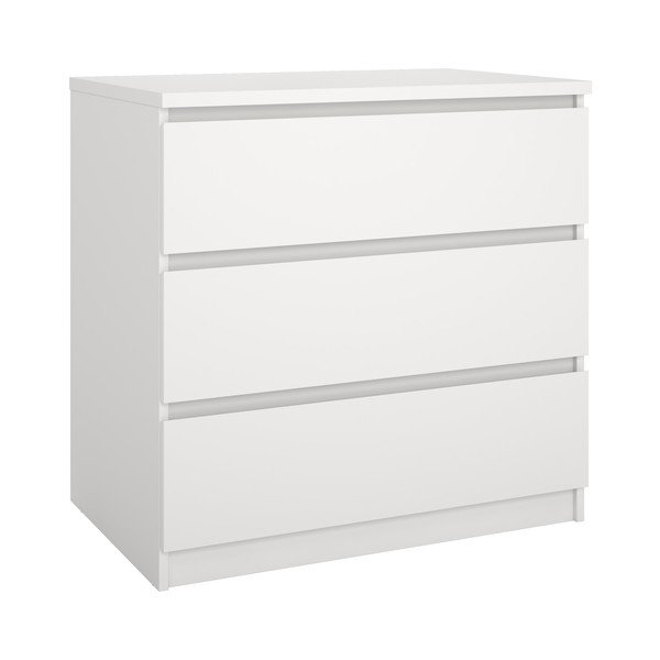Bílá komoda 77x76x50 cm Naia – Tvilum