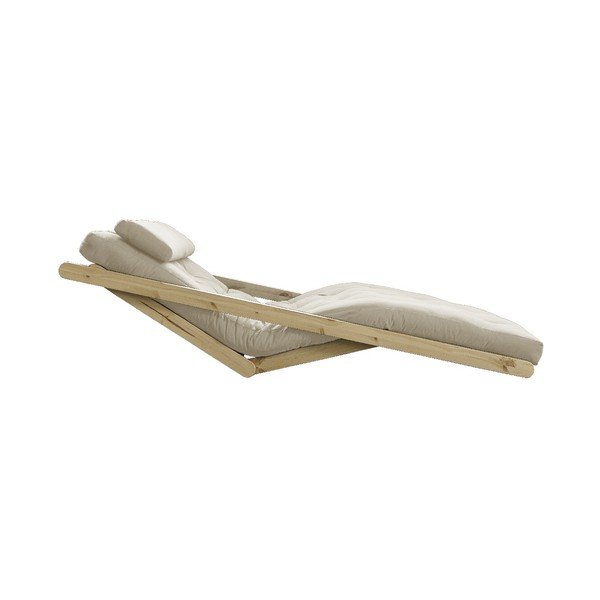 Dvoumístná variabilní lenoška Karup Design Figo Natural Clear/Beige-image-4