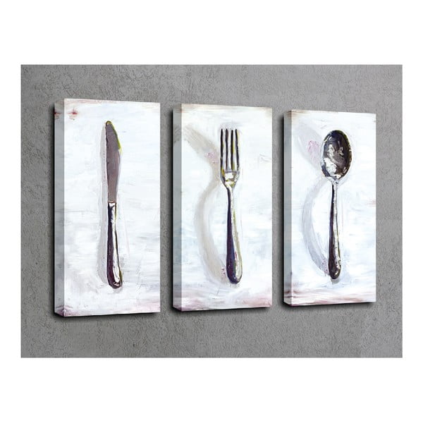 3 dílný obraz na plátně Dinner-image-1