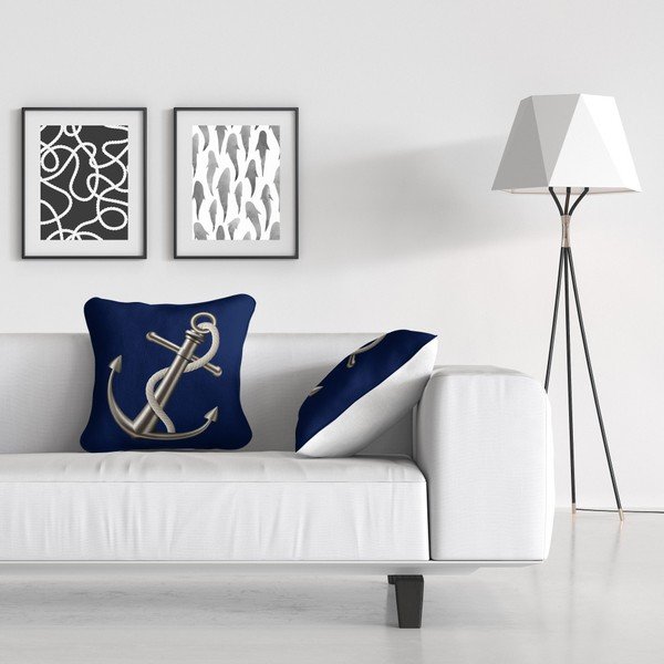 Dekorativní povlak na polštář Anchor, 43 x 43 cm-image-1