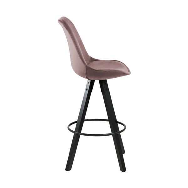 Pudrově růžová barová židle Actona Dima-image-4