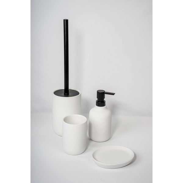 Bílý keramický WC kartáč Sapho Chloé-image-2