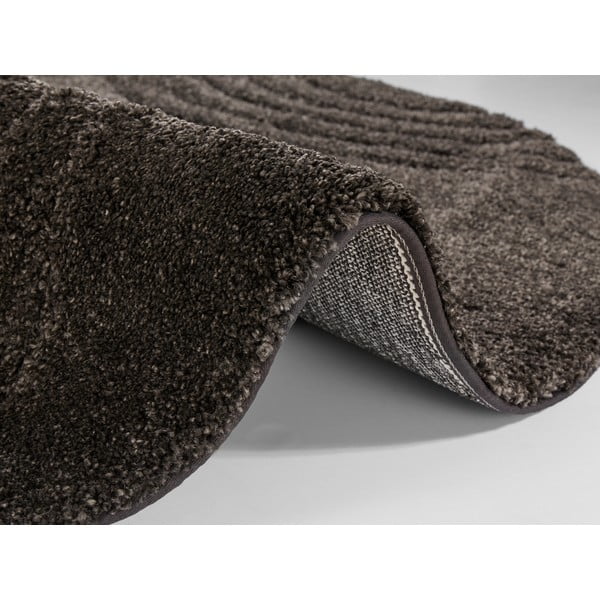 Černý koberec Mint Rugs Norwalk Fergus, ø 160 cm-image-2