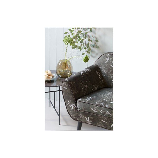 Černý konferenční stůl s porcelánovou deskou WOOOD Vida, ⌀ 60 cm-image-3