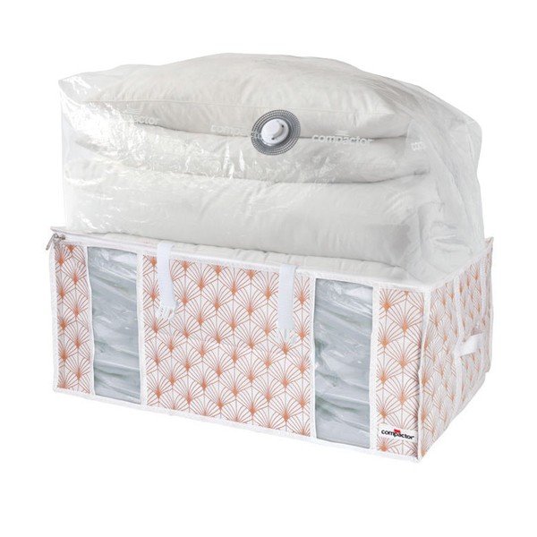 Růžový vakuový úložný box na oblečení Compactor Signature Blush 3D Vacuum Bag, 210 l-image-2