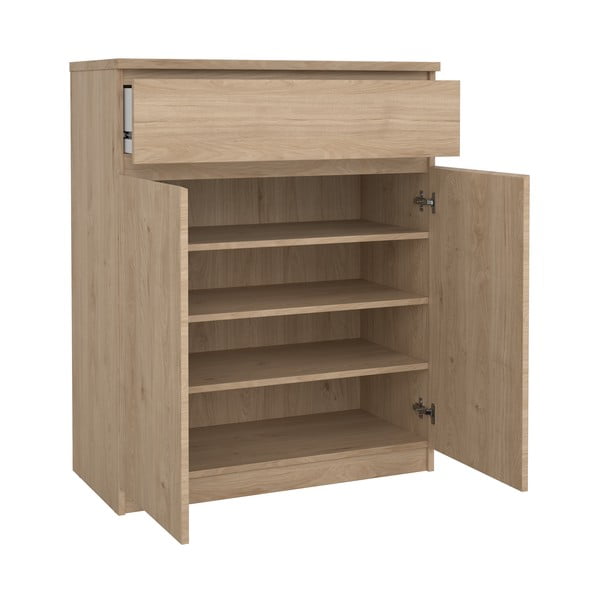 Komoda v dekoru dubu v přírodní barvě 80x100x40 cm Naia – Tvilum-image-2