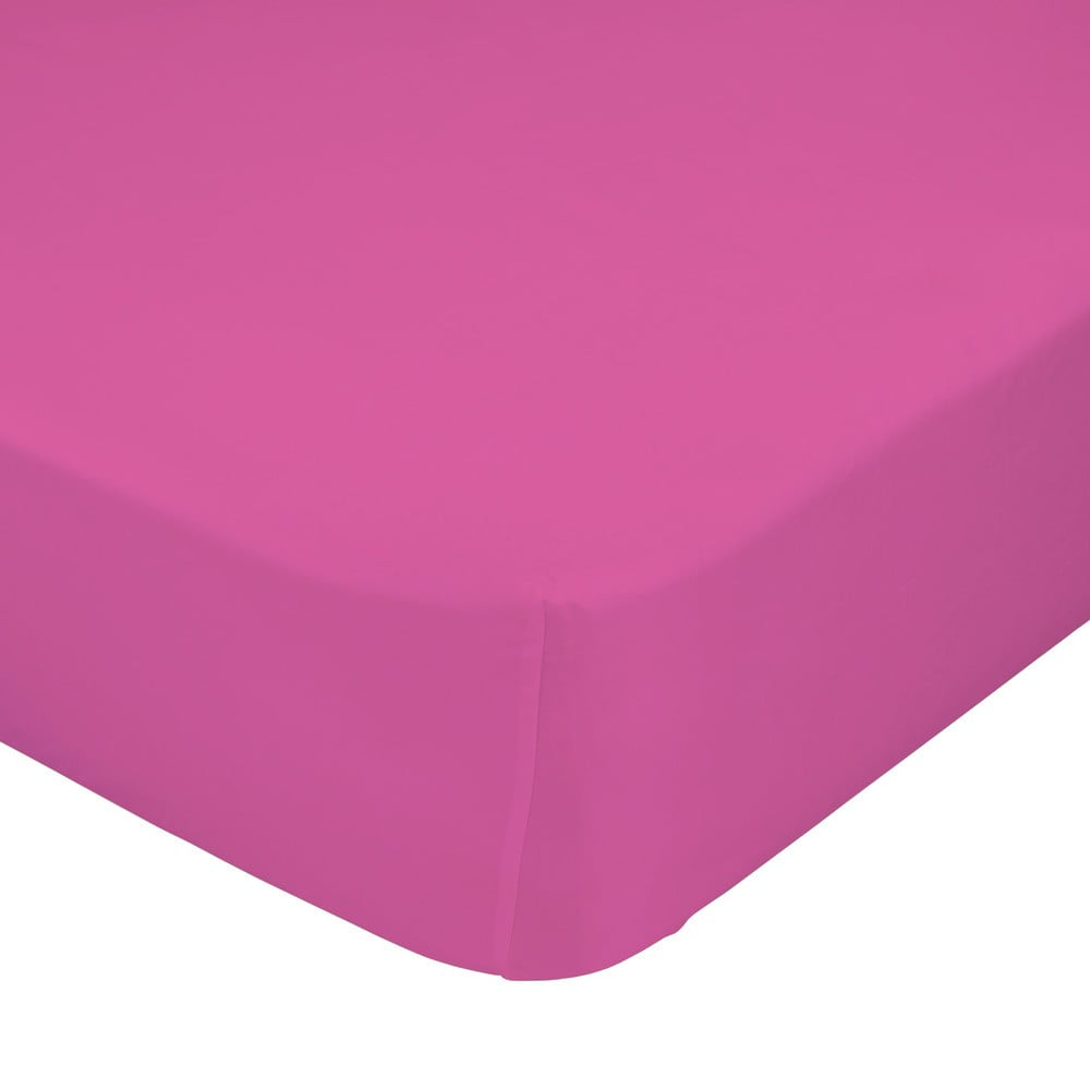 Růžové elastické prostěradlo Happynois, 70 x 140 cm