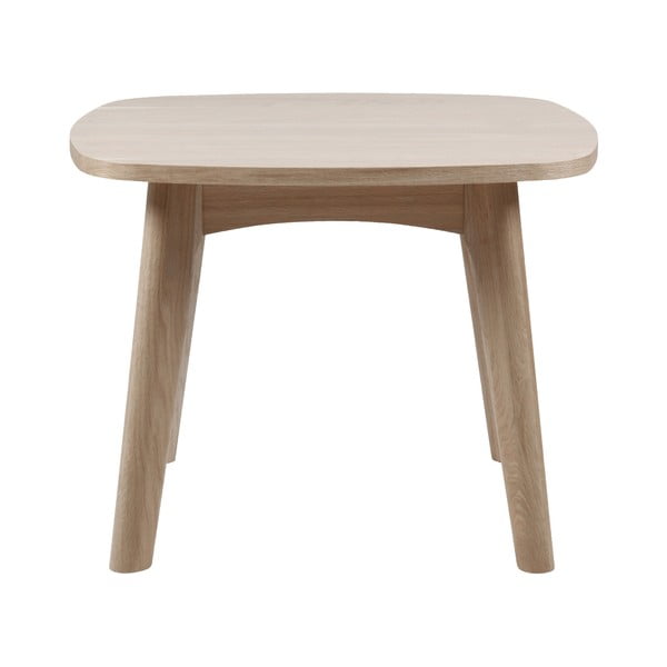 Odkládací stolek s podnožím z dubového dřeva Actona Marte, ⌀ 58 cm