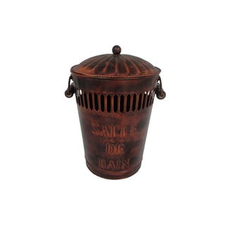 Kovový odpadkový koš Antic Line Retro Bin, výška 32 cm