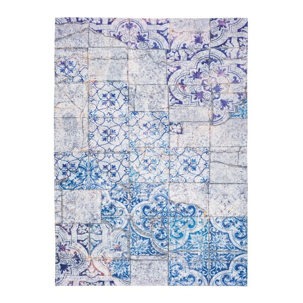 Šedomodrý koberec Universal Alice, 60 x 110 cm