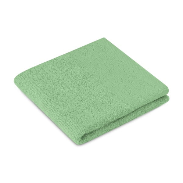 Světle zelené froté bavlněné ručníky a osušky v sadě 2 ks Flos – Restilo-image-1