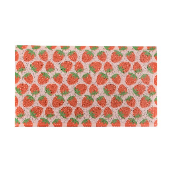 Rohožka z PVC 40x70 cm Pink Strawberry – Artsy Doormats