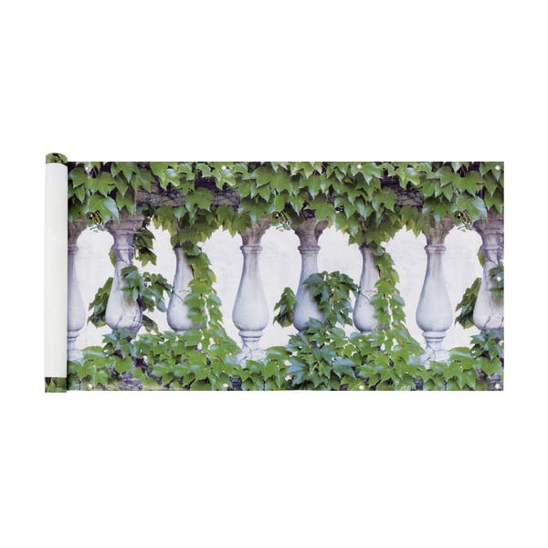 Zelená plastová balkonová zástěna 500x85 cm – Maximex-image-2