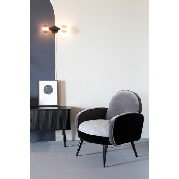 Černá komoda s posuvnými dvířky Zuiver Barbier-image-3