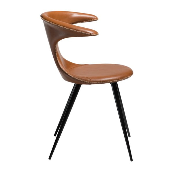 Hnědá koženková židle DAN-FORM Denmark Flair-image-3